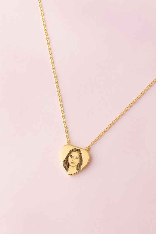 Heart Necklace 18K Gold PVD