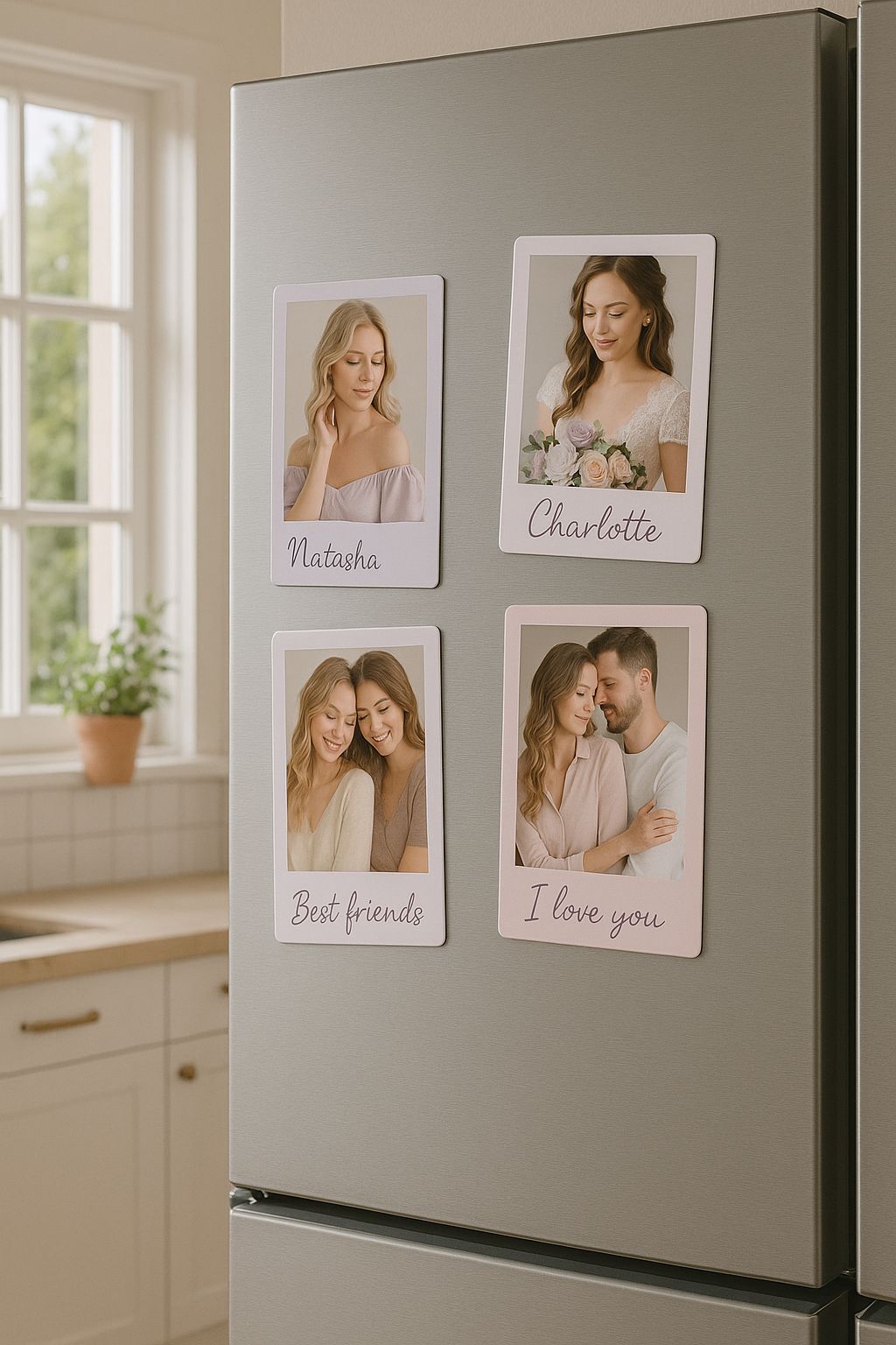 Custom Photo Refrigerator Magnets set of 3